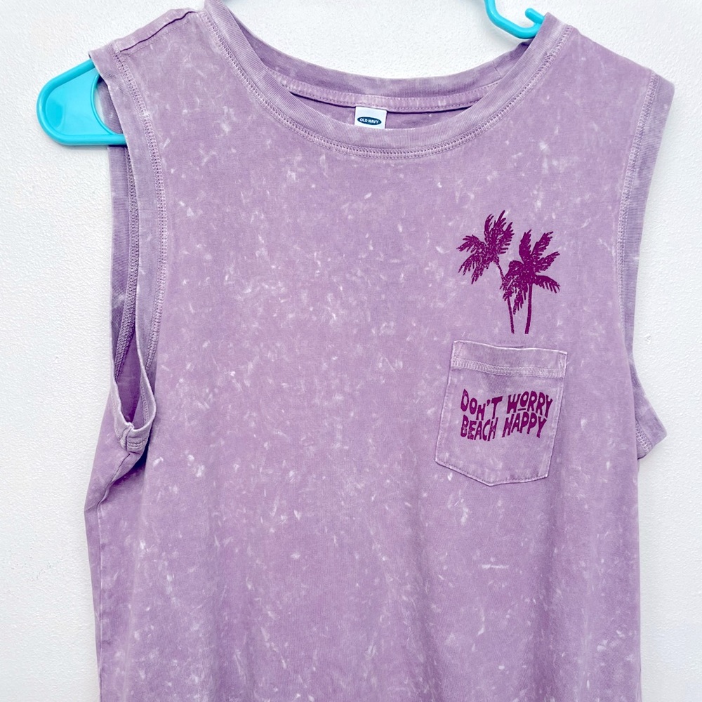 PURPLE RIPPLE SUMMER TANK